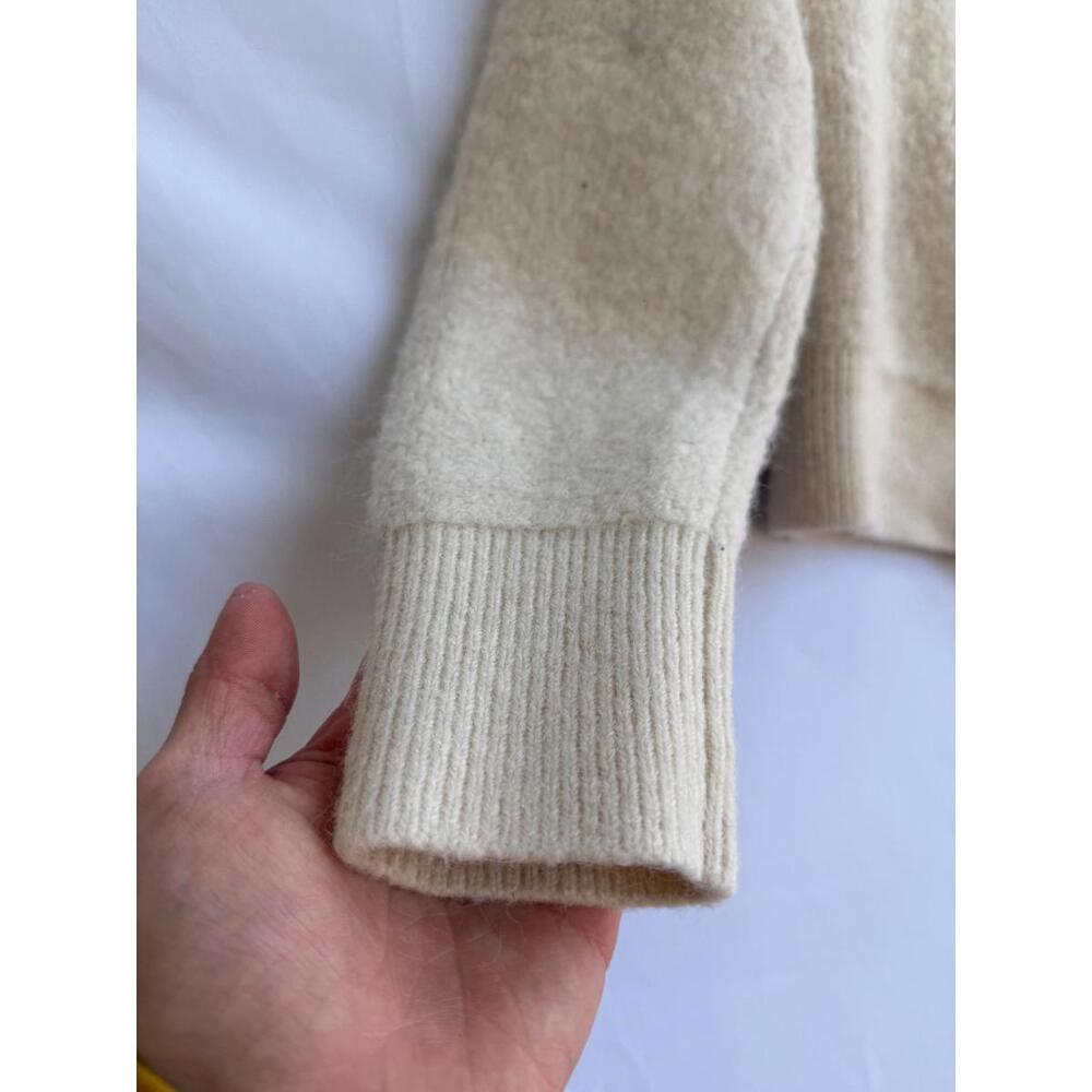 Sandro Creamy Knit Cardigan Size 1 - Picture 9 of 10
